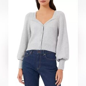FRENCH CONNECTION • Balloon Sleeve Cardigan